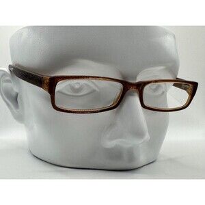 Vintage Y2K Eyeglasses | NOS | Narrow Brown Rectangle Style | Mini Specs